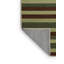 Tapis brun à rayures horizontales lavable à la machine-434474387