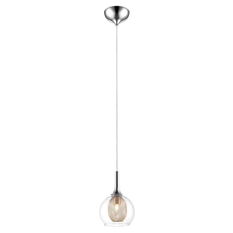 Luminaire sphère suspendu 1 lumières simple Dayton