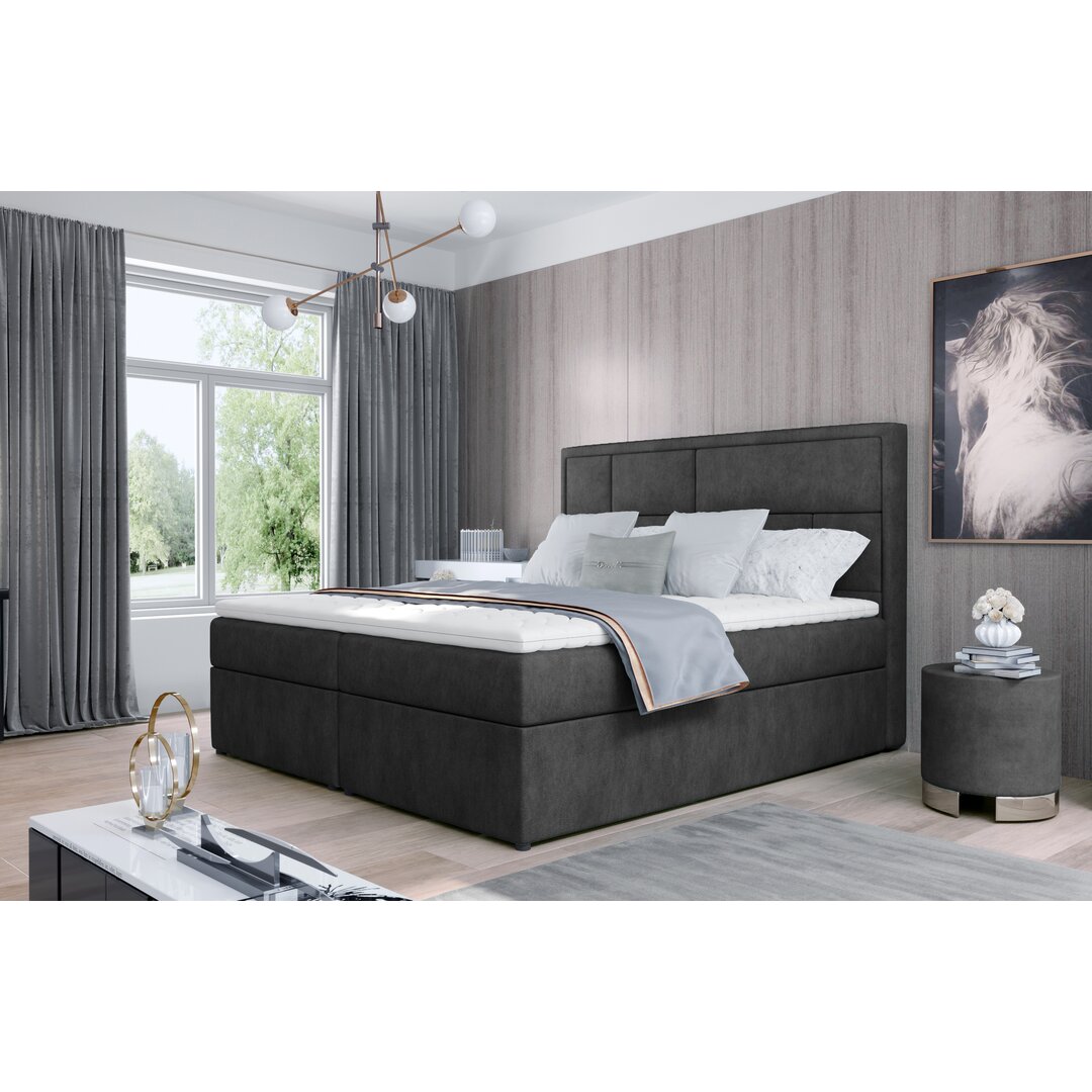 Boxspringbett Ghada mit Topper