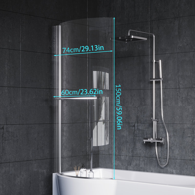 Baignoire de trempage autoportante en acrylique 67 po x l 27,56 po, Gauche