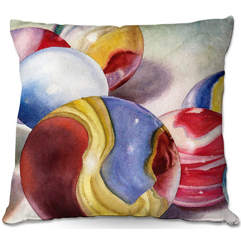 Coussin décoratif en marbre canapé les mamans, 16 po x 1 po