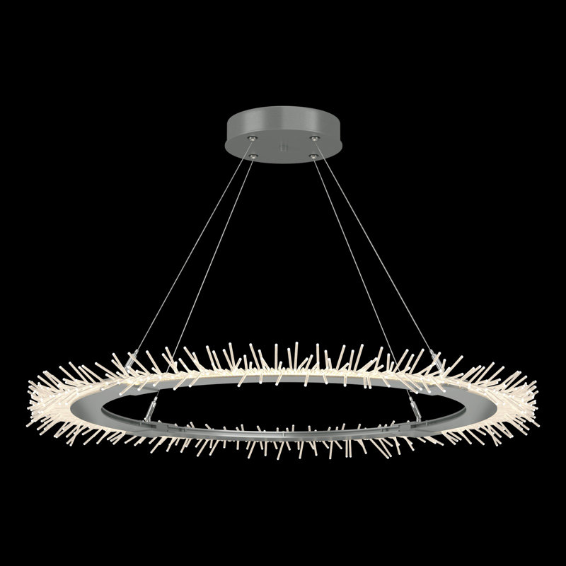 Luminaire suspendu géométrique 1 lumière Anemone, Platine rétro