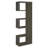 Weathered Grey 5-Shelf Bookcase