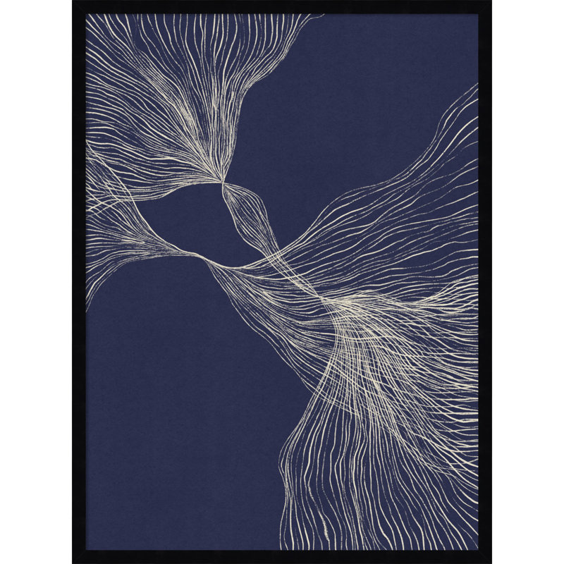 Interaction 1 by Alisa Galitsyna, Black, 33" H x 25" W x 1" D