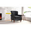 Fauteuil capitonné en polyester 29,5 po Anite-70859782