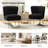 Euclid Glam Velvet Side Chair with Sturdy Wood Frame & Foam Padded Seat-1056414011