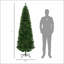 Crayon, arbre de Noël artificiel non éclairé, sapin de Noël mince avec branches réalistes, arbre d'Halloween avec 818 pointes, vert-1910691853
