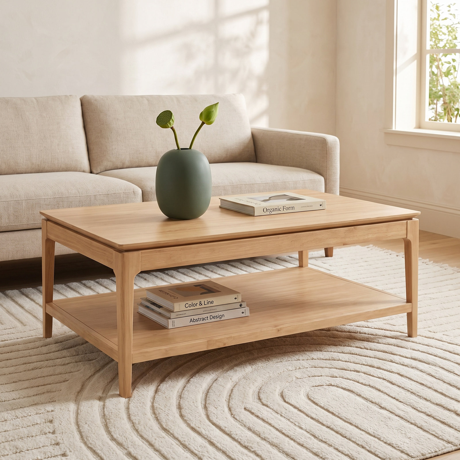 Rise 48" Coffee Table