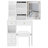 Small Size Premium Left Drawer Desktop Vanity Table + Cushioned Stool