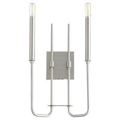 Maddeu Steel Candle Wall Light