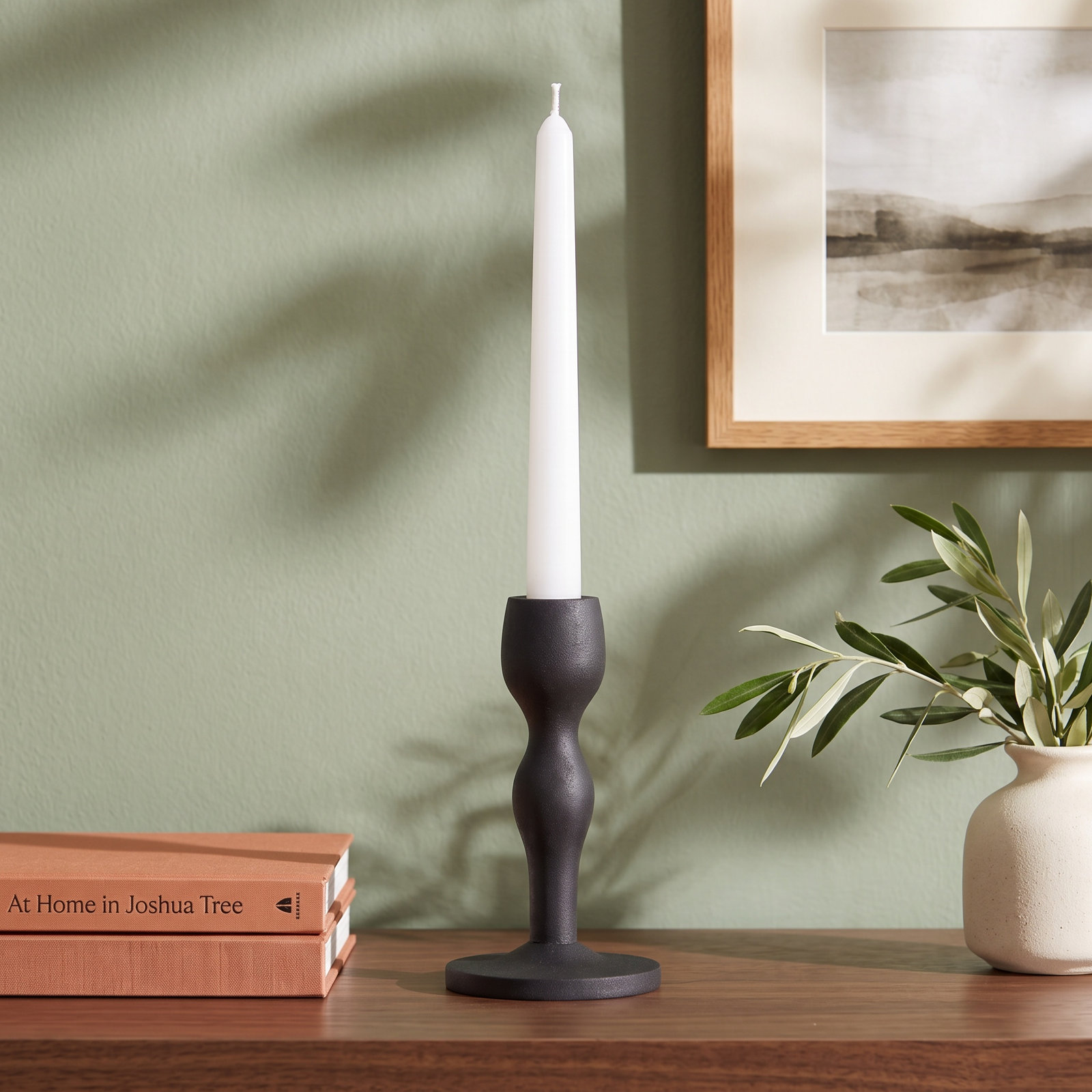 Iron Candlestick Holder