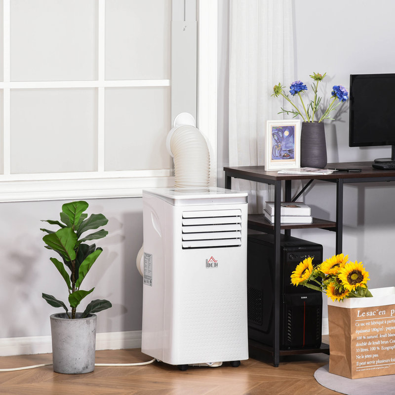 HomCom 10000 BTU Portable Air Conditioner for 194 Square Feet with Remote Included