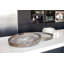 Classics Round Geometric Decorative Tray
