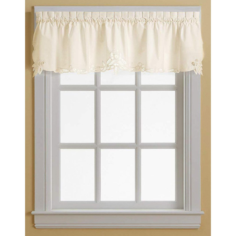 Battenburg Valance Ecru