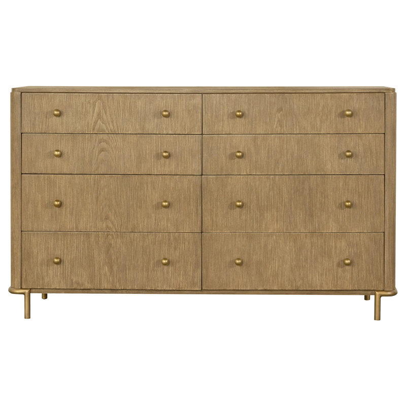 Miroir pour commode Yuliya, Brun