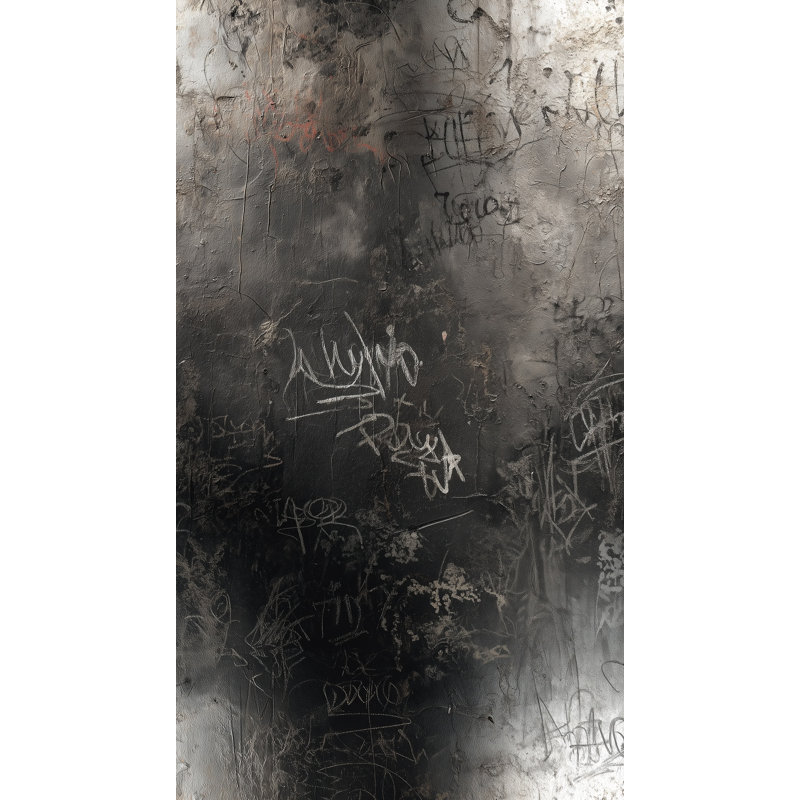 Papier peint graffiti urbain foncé