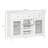 Modern Kitchen Sideboard, Buffet Cabinet with Wine Storage and Glass Doors