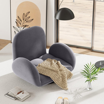Metro Lane Damase Game Chair in Gray