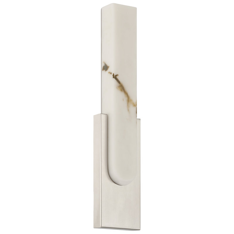 Victoria 5CCT LED Wall Sconce - Brushed Steel Finish, Brushed Steel