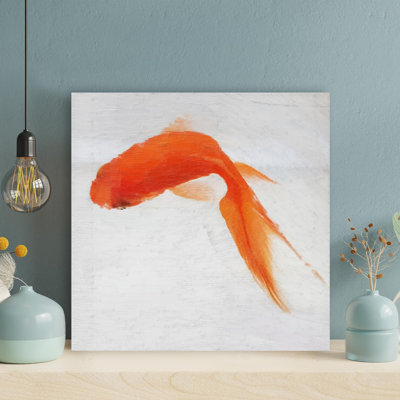 " Orange Fish 1 " Painting Print
