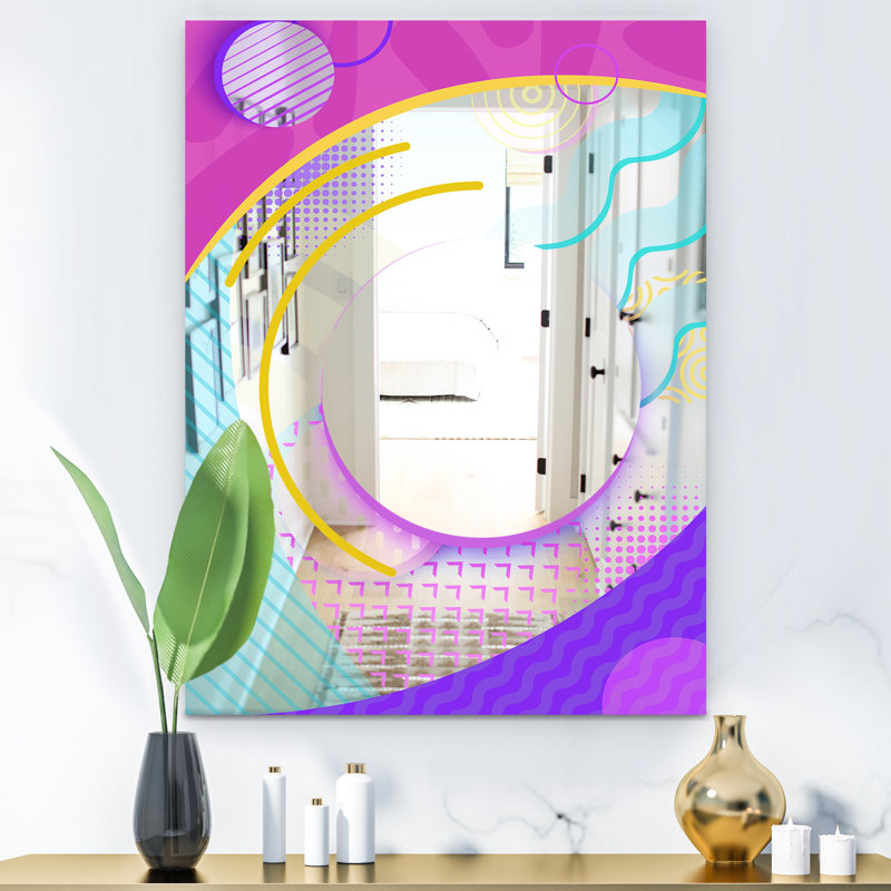 Miroir d'appoint Mid-Century Spacy Dimensions 8, H 39,4 po x l 29,5 po
