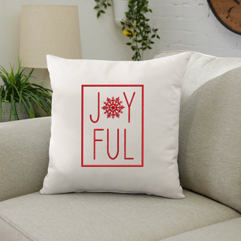  Joyful Outdoor Square Pillow Cover & Insert