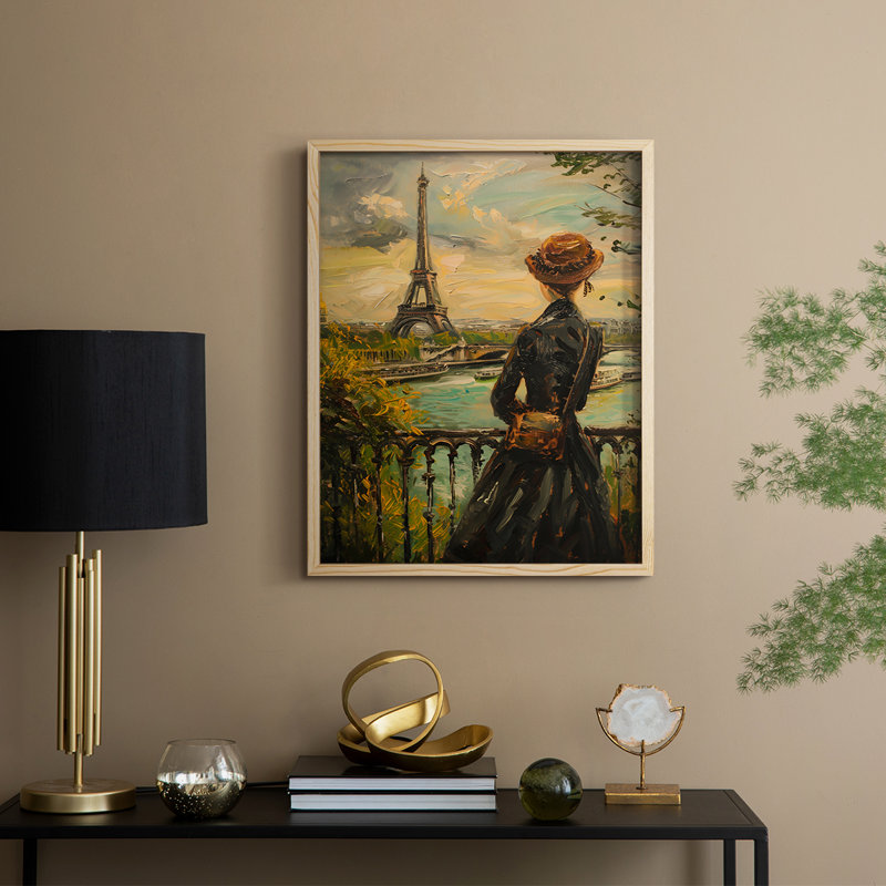 Reproduction encadrée WOMEN Series DCX III - bois massif, Naturel, H 11 po x l 9 po