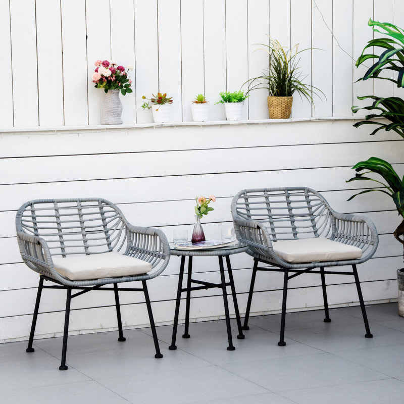 Outsunny 3 Piece Patio Set
