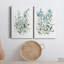 «Delicate Blue Botanical I», ensemble de 2 reproductions d'art texturé sur toile tendue-714696583