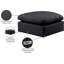 Repose-pieds carré en similicuir de 35 po de large itala-94466396