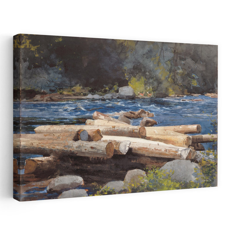 Hudson River - Art contemporain, H 24 po x l 36 po