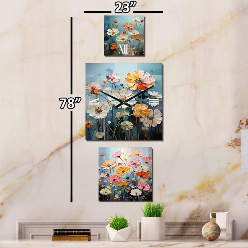 Comyns Metal Wall Clock