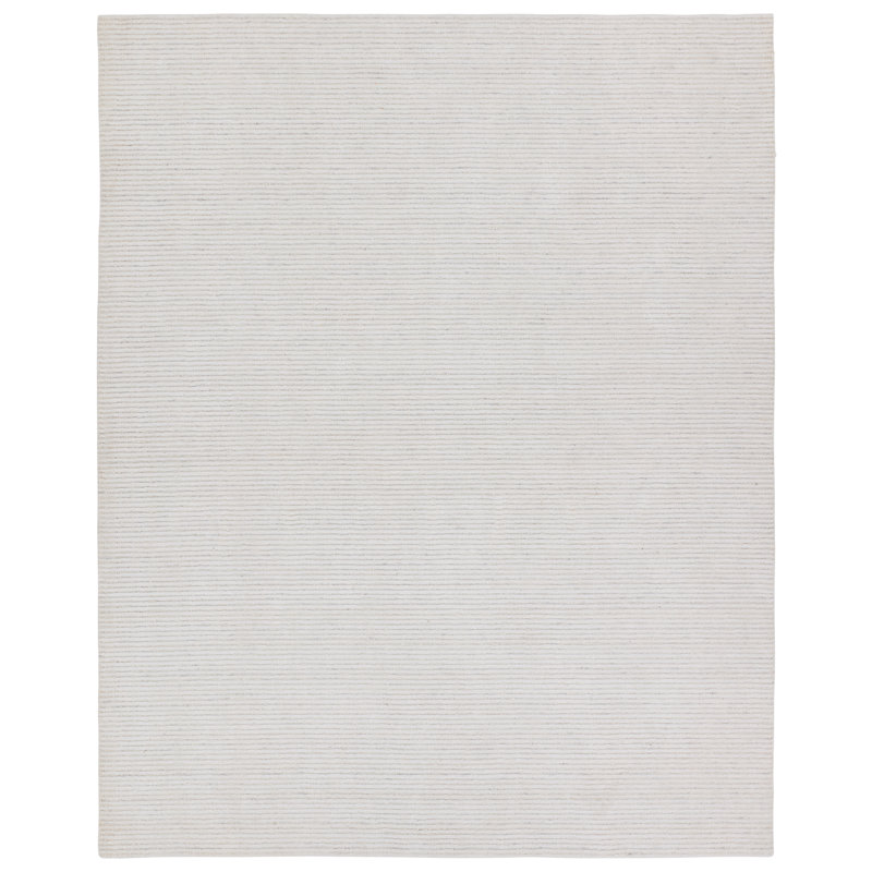 Striped Area Rug in Ivory, Rectangle 8' x 10'