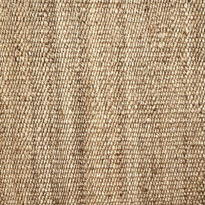 NEVA Jute / Sisal Area Rug in Light Brown, Rectangle 5' x 7'6"
