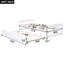 Lit plate-forme avec lit gigogne-584322718