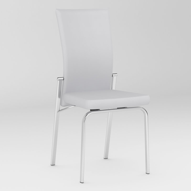 Chaise d'appoint Belma, Blanc