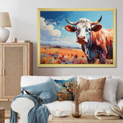 Vache, campagne, palette III - impression