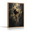Ensemble de 1 tableau abstrait doré sur toile-130560670-130560678