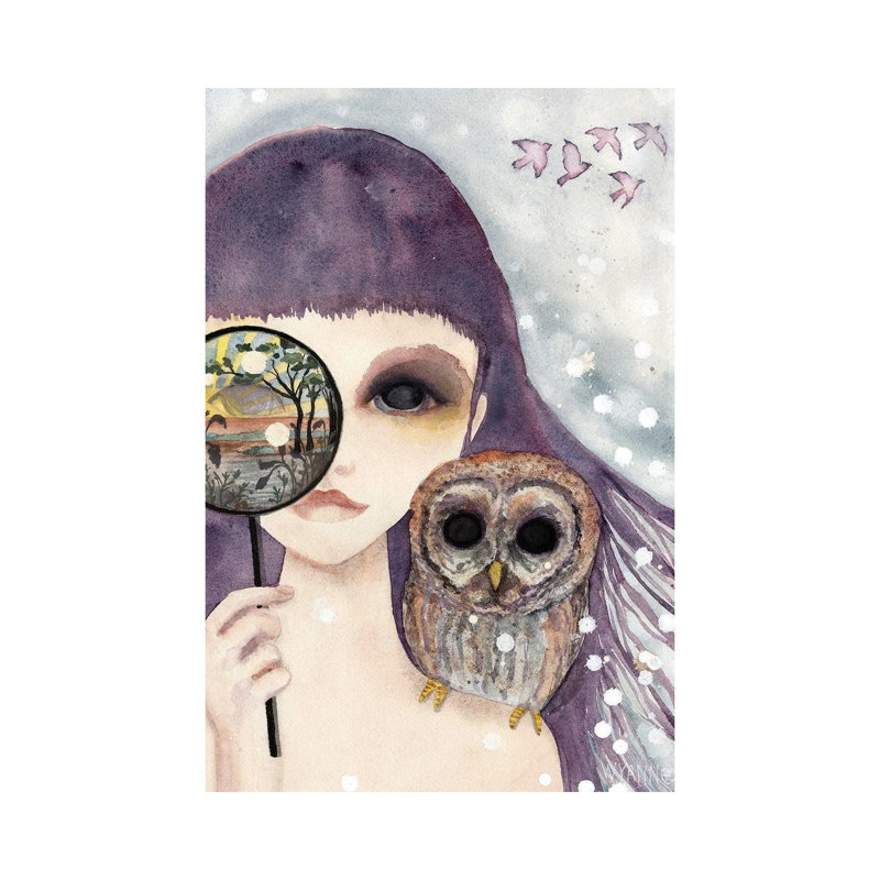 Big Eyed Girl See by Wyanne - Painting on Canvas, 66.04 cm H x 45.72 cm W x 1.91 cm D, Wrapped Canvas