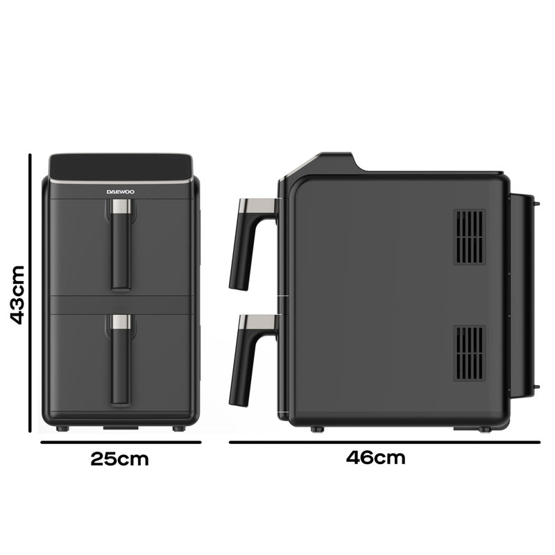 Daewoo 10L Dual Air Fryer Air Fryer