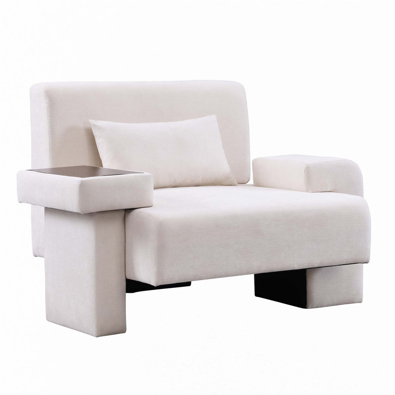 Fauteuil surdimensionné, Beige