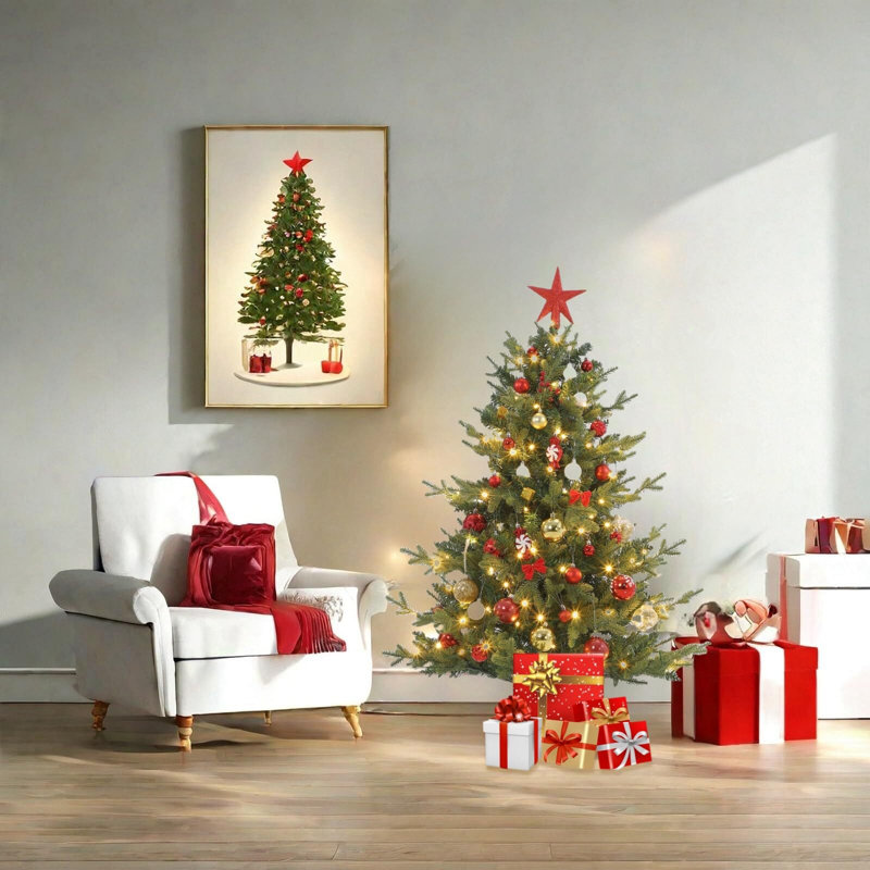 Arbre de Noël 4 pi avec lumières