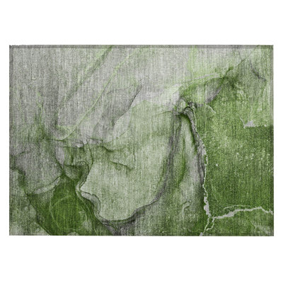 Boxleye Washable Abstract Indoor / Outdoor Rug