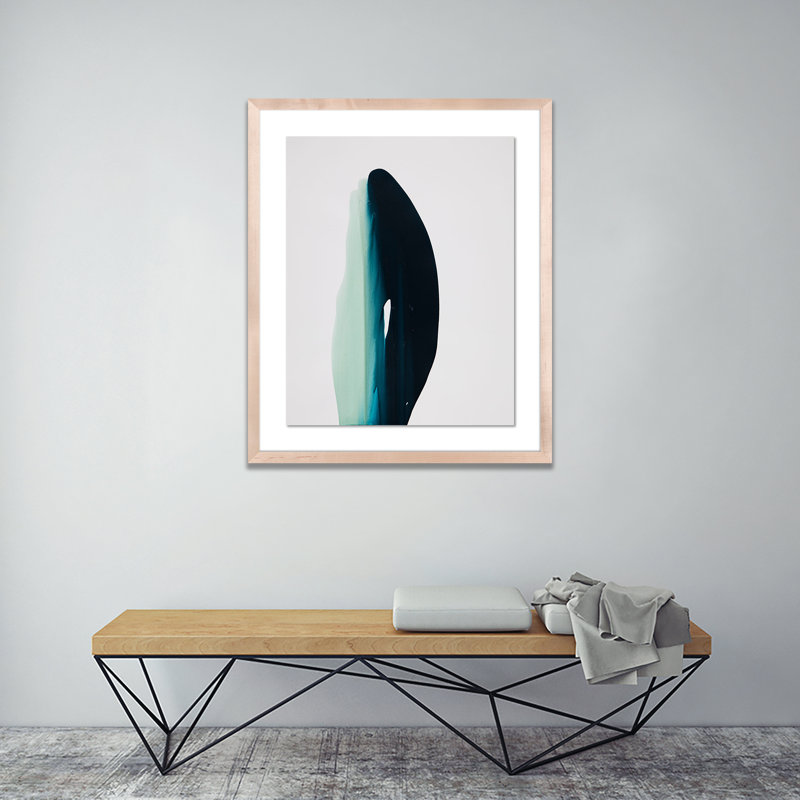 Blue Abyss II Painting by Kim Whiteside, 24" H x 20" W x 1.5" D, Natural