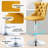 360°Swivel Bar Stools with Sliver Base-245266683