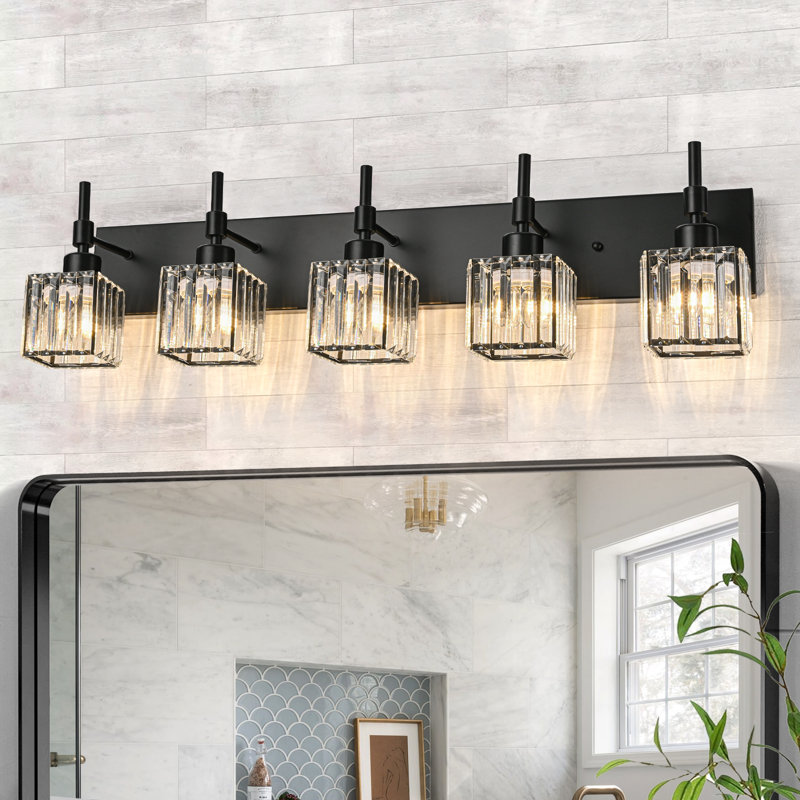 Éclairage pour meuble-lavabo à intensité variable Corless, Chrome, 5