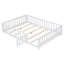 Lit plateforme double avec clôture et porte-1884220152