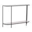 Brian 43" Wide Banswara Marble Console Table, White