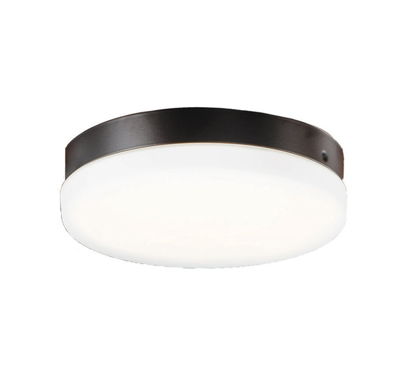 Aviator 6'' 1 - Light LED Bowl Ceiling Fan Light Kit, Matte Black