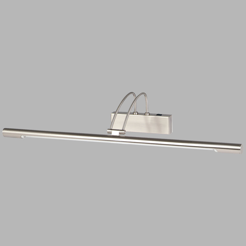 1 -Light Hardwired LED Wall Mounted Picture Light, Satin Silver